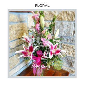 Image of the Trig's Floral Valentine's arrangement - Stargazing.