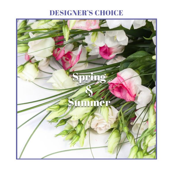 Image of Designer's Choice product selection; our Trig's florists will design a bouquet with florals of their choice in your budget.