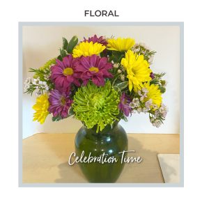 Image of Celebration Time. Flowers to help you celebrate anytime from birthdays to anniversary or just because. From Trig's floral and home.