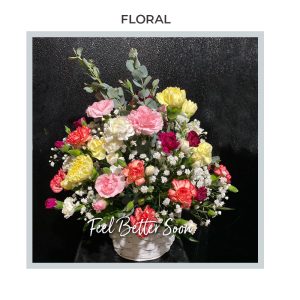Image of the Feel Better Soon floral arrangement from Trig's Floral and Home.