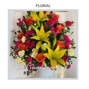 Image of the Small Funeral Arrangement possibility for your gift or funeral service.