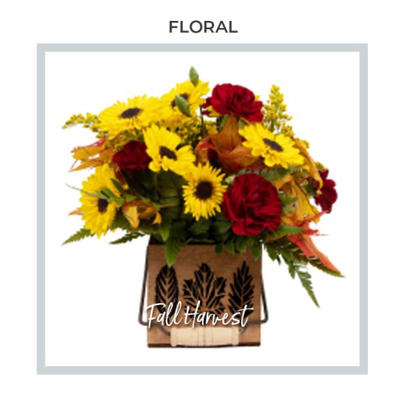 Image of the Fall Harvest floral arrangement from our Trig's Floral and Home department.