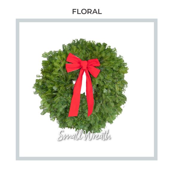 Image of the Trig's Floral and Home Small Wreath and bow.