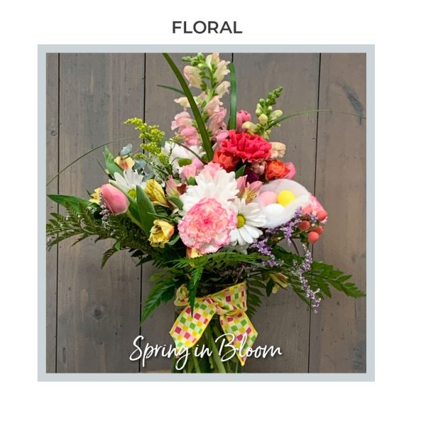Image of the Spring in Bloom floral arrangment from Trig's Floral and Home.