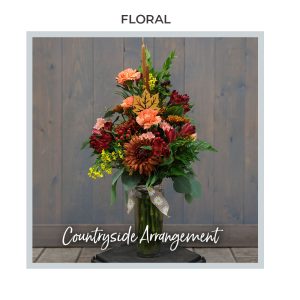 Image of the Fall Trig's Floral and Home Countryside arrangement.