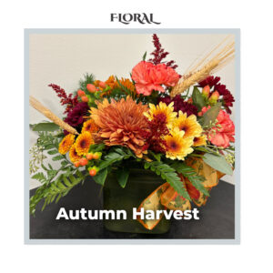 Image of the deluxe Autumn Harvest arrangement from Trig's Floral and Home