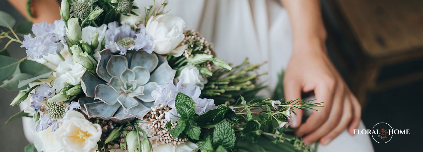 Order your wedding flowers from our Trig's Floral and Home designers.